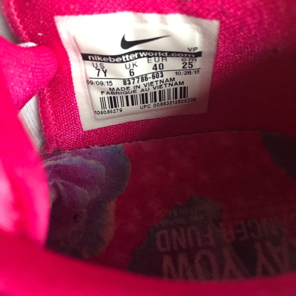 Nike KD 8 Premium In Vivid Pink Aunt Pearl Sz 7Y - Picture 11 of 11